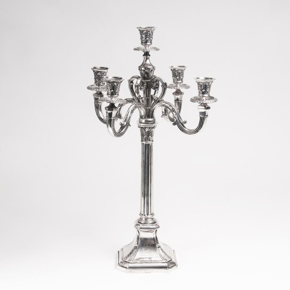 A Large Candelabra in an Empire Style
