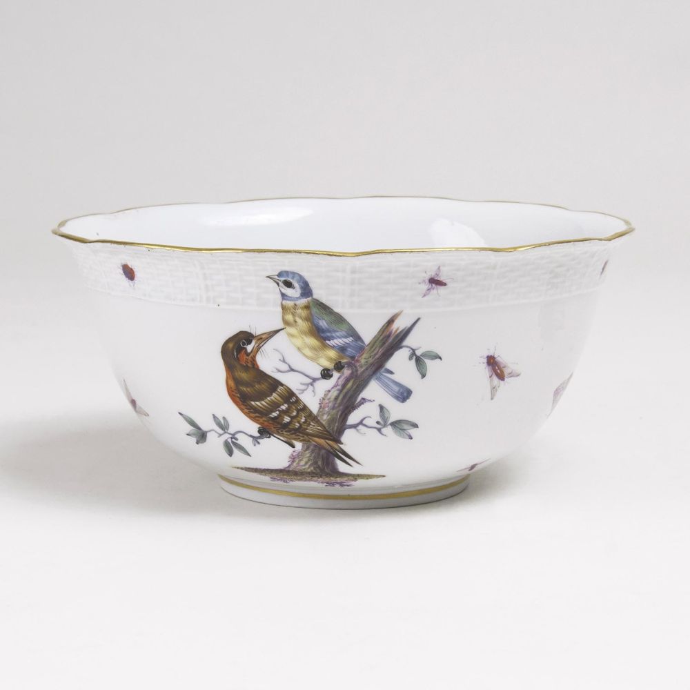A Bowl with Bird Painting