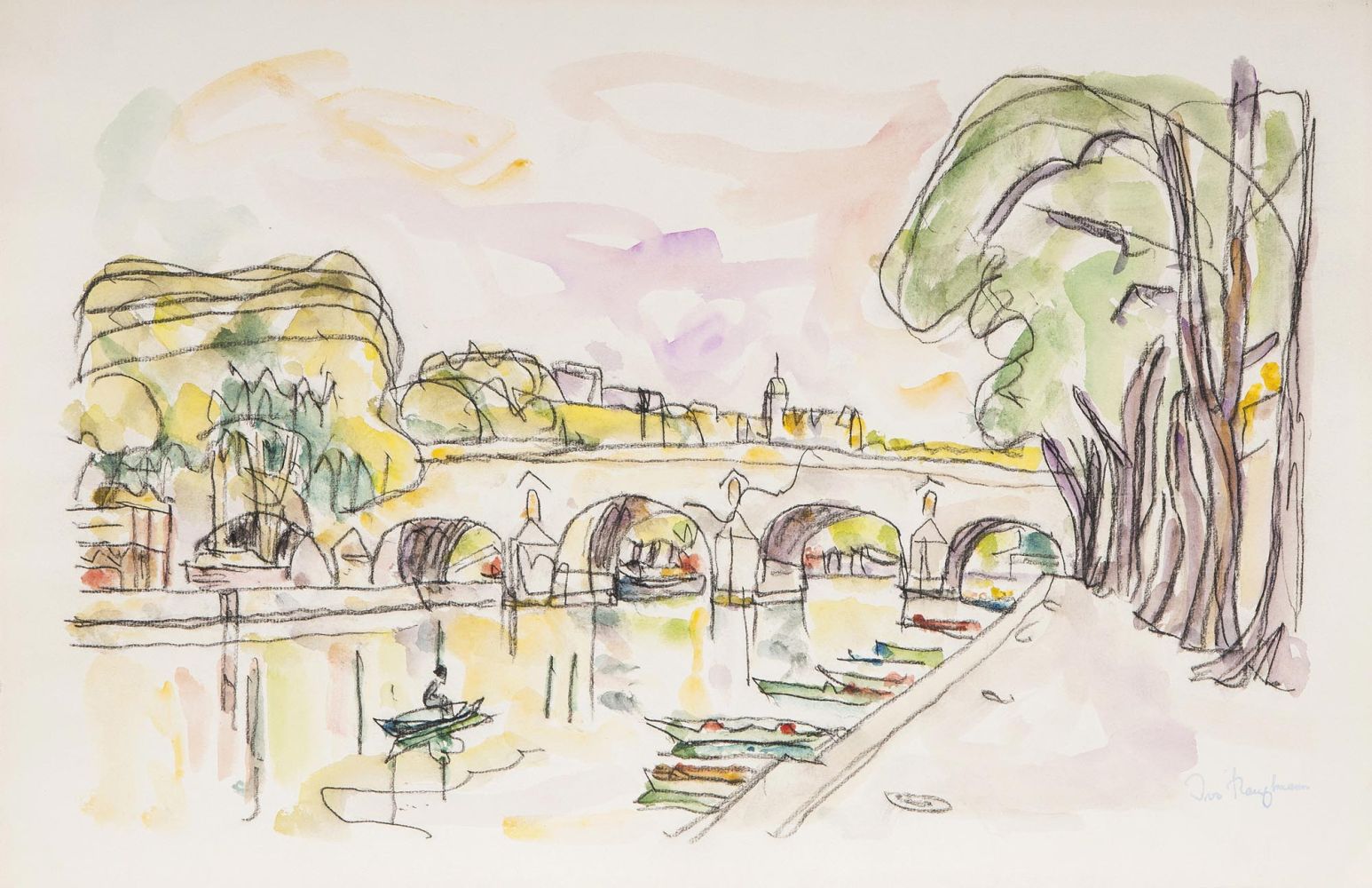 Ivo Hauptmann - Bridge in Paris Bridge in Paris