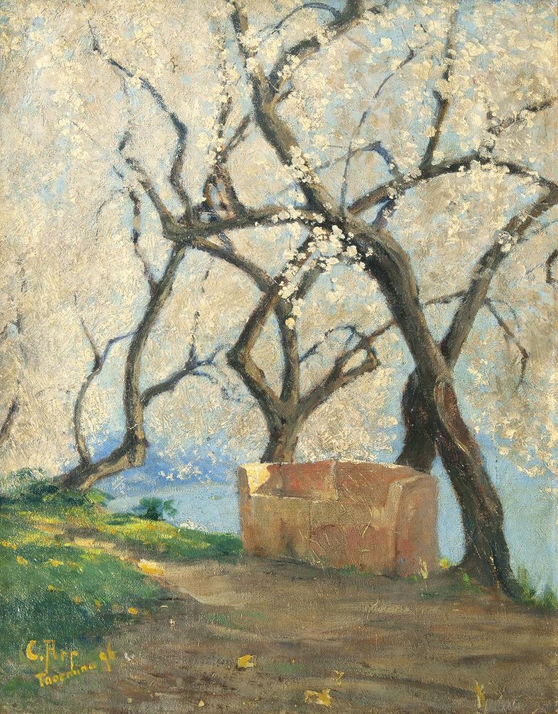Carl Arp - Blossoming Almond Trees Blossoming Almond Trees