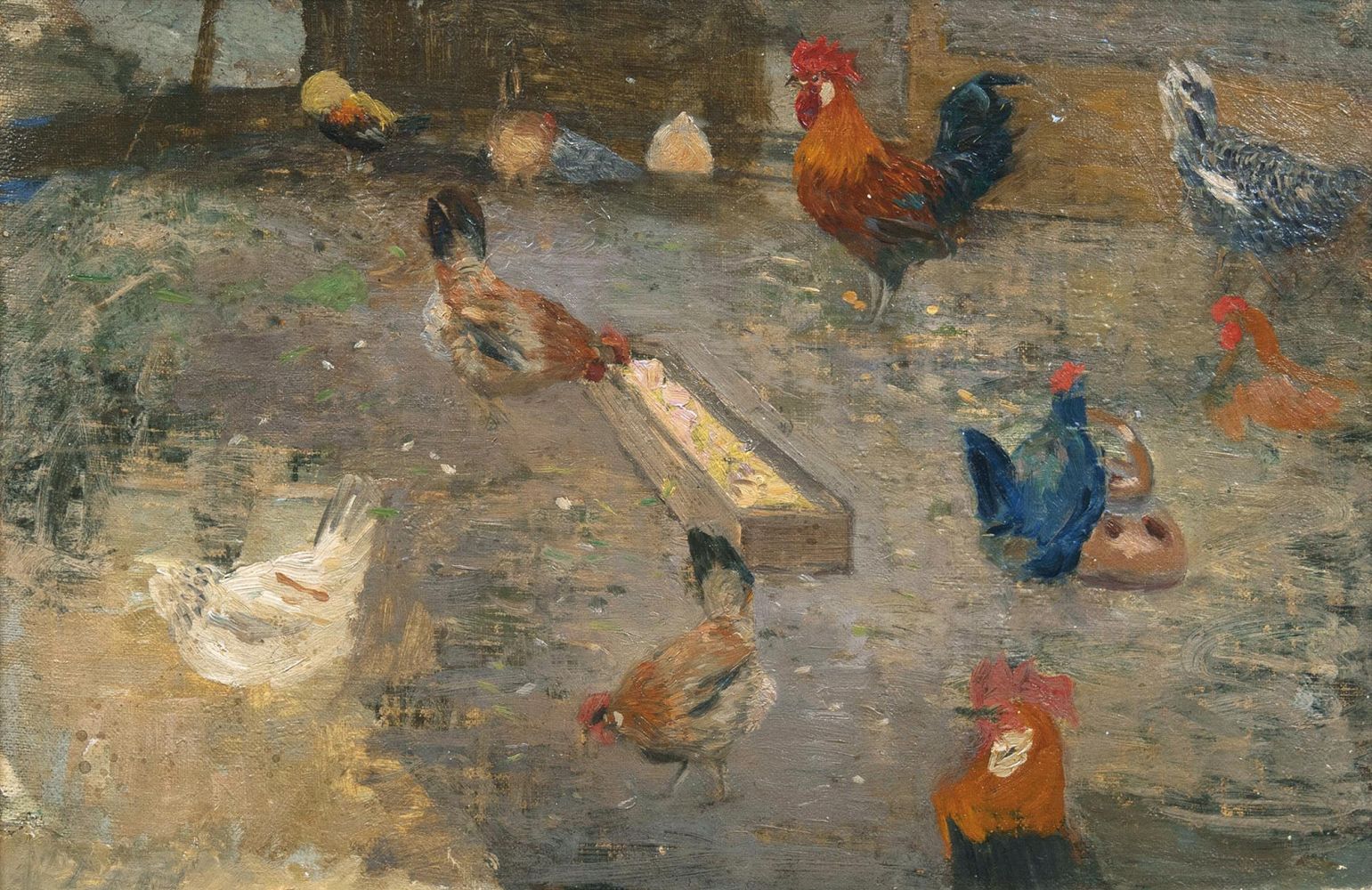 Ernst Eitner - Cocks and Hens Cocks and Hens