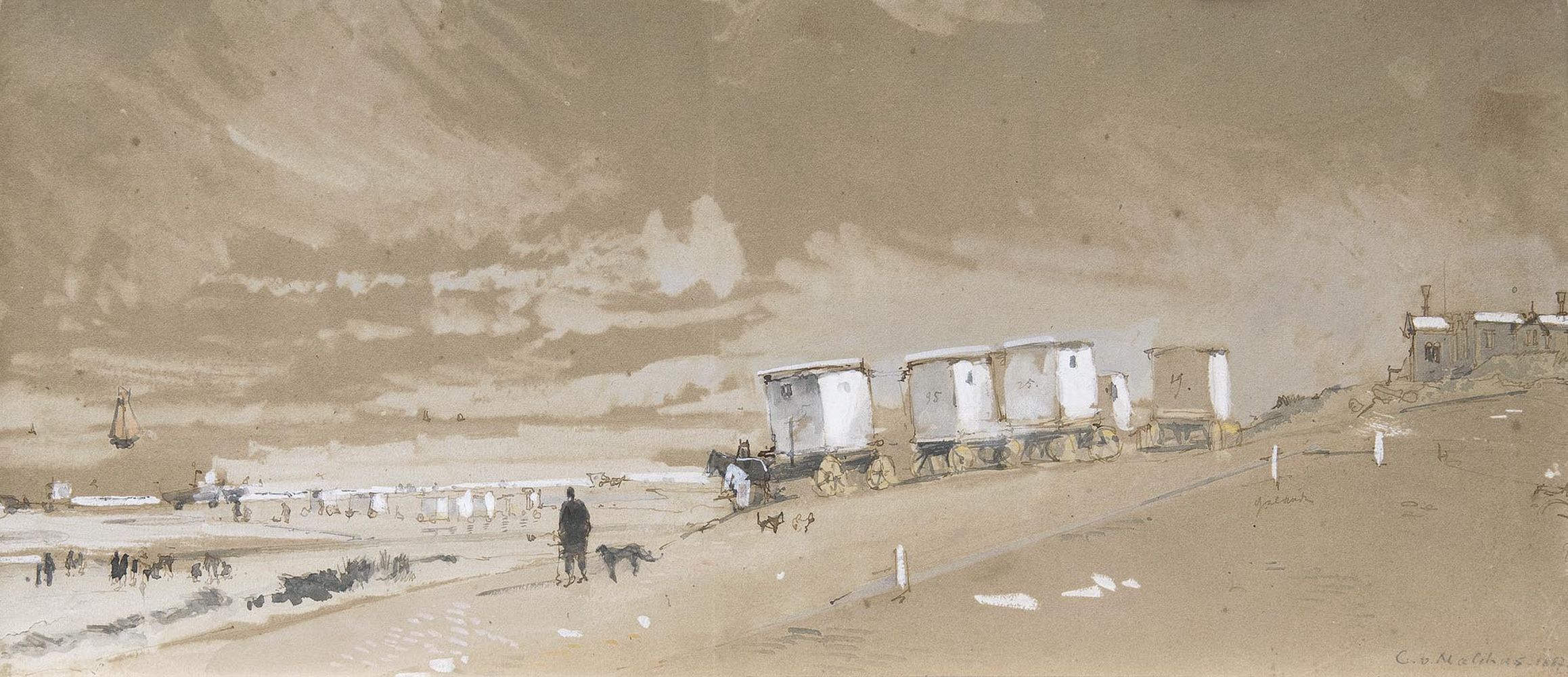 Carl von Malchus - Beach of the Baltic Sea Beach of the Baltic Sea