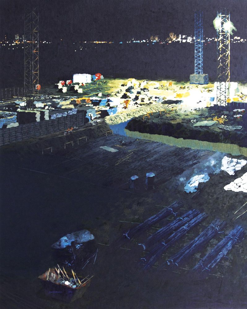 Building Site by Night