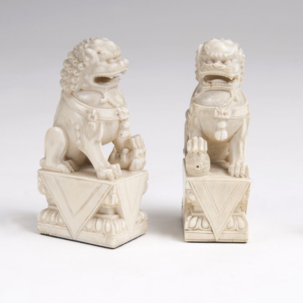 A Pair of Guardian  Lions 'Shishi'