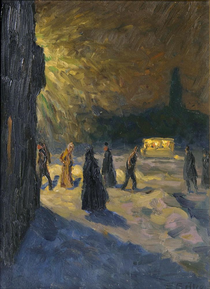 Ernst Eitner - Winter in Hamburg Winter in Hamburg