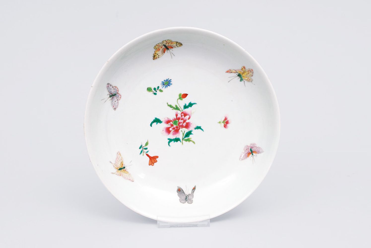 A  Famille-rose Bowl with Butterflies