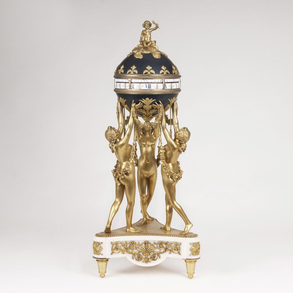 Lepaute - A large Cercle Tournant with Three Graces A large Cercle Tournant with Three Graces