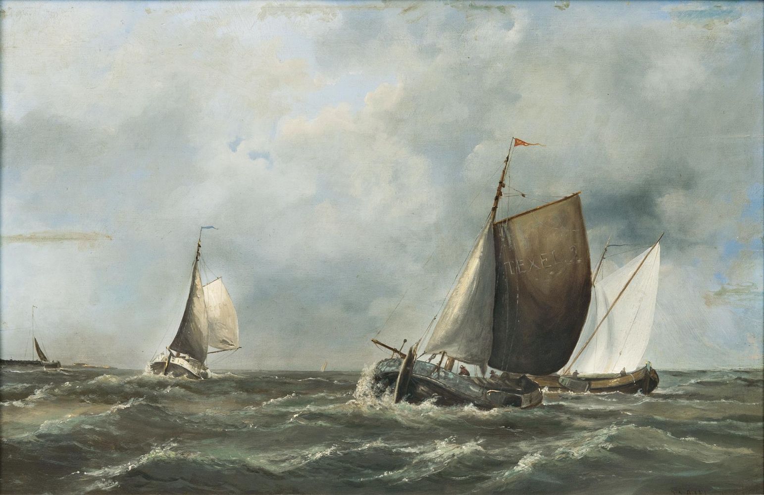 Boats off Texel