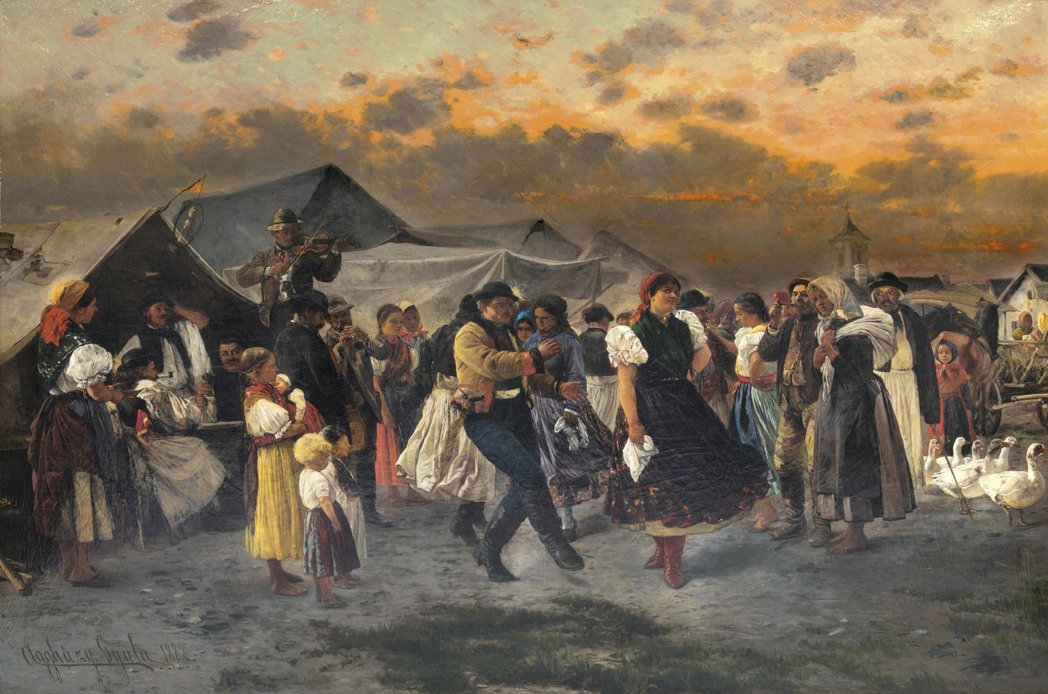 Tanz auf dem Jahrmarkt