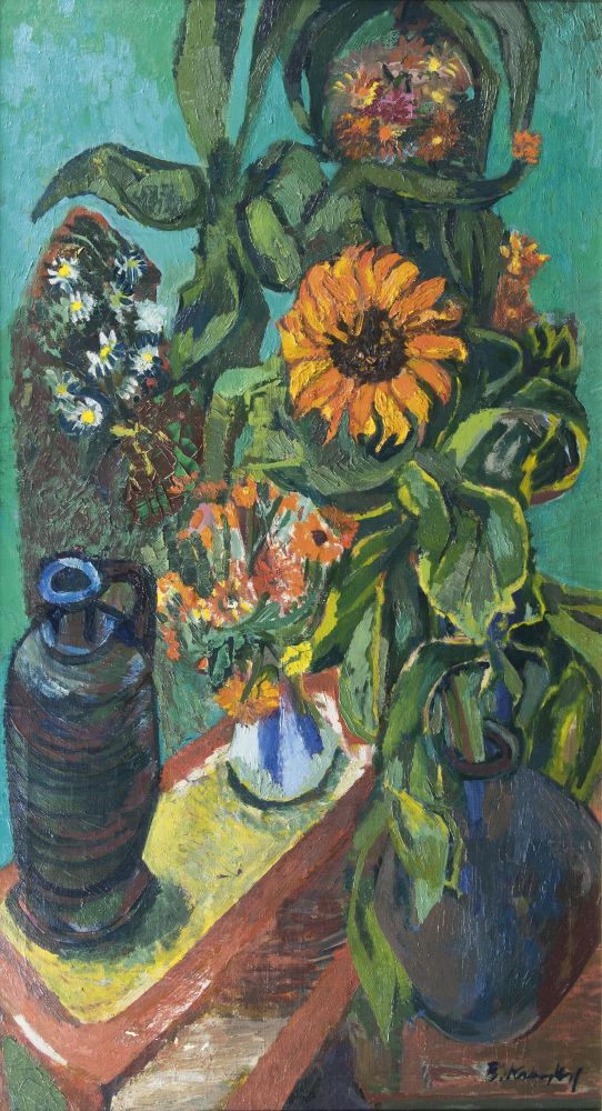 Bruno Krauskopf - Still life with flowers Still life with flowers