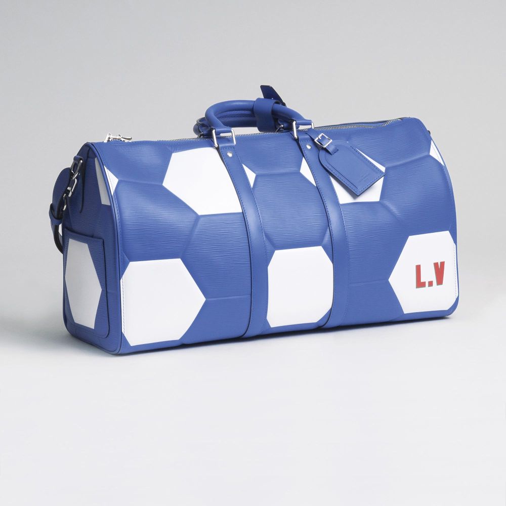 An Iconic LV Keepall 50 'Fifa World Cup Russia 2018'