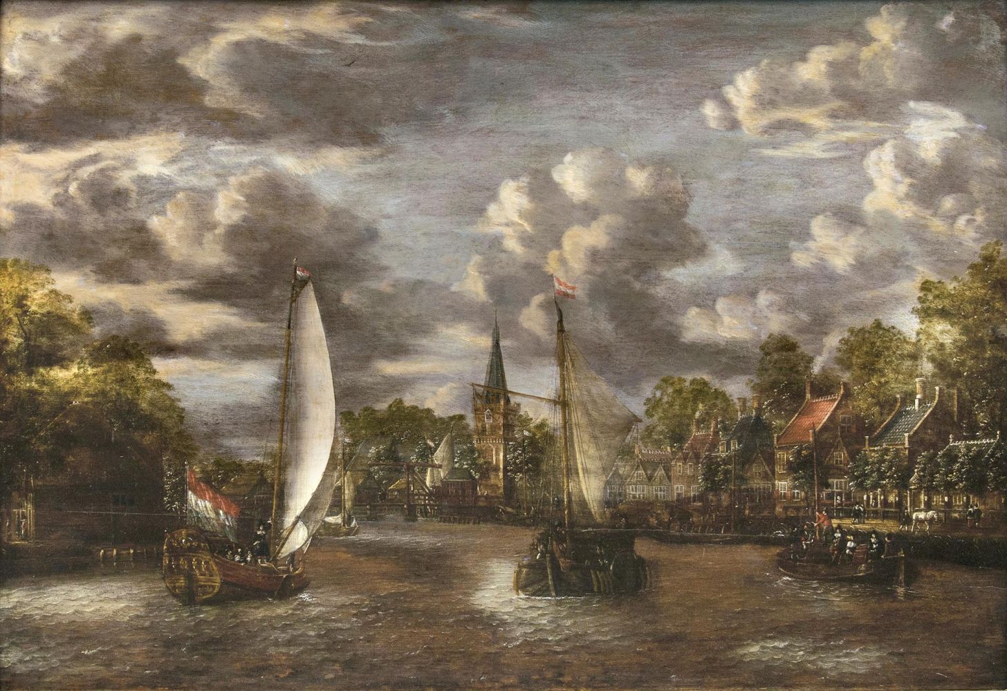Boats on a River