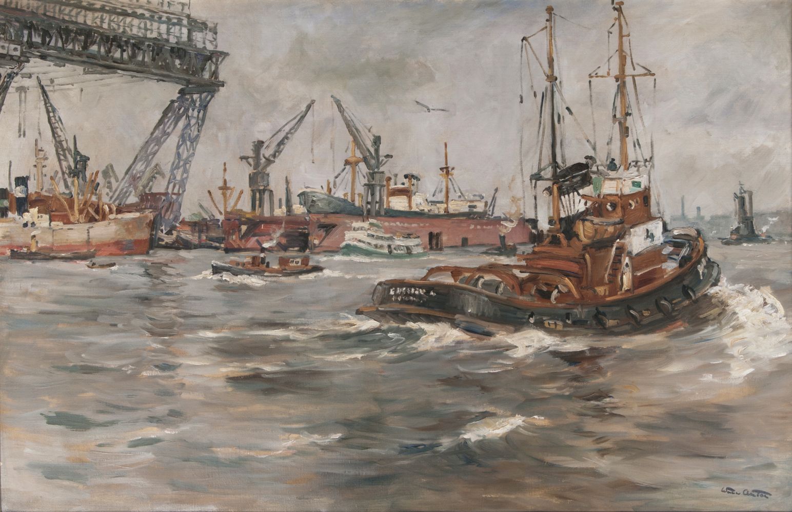 Werner Anton - Im Hamburger Hafen Im Hamburger Hafen