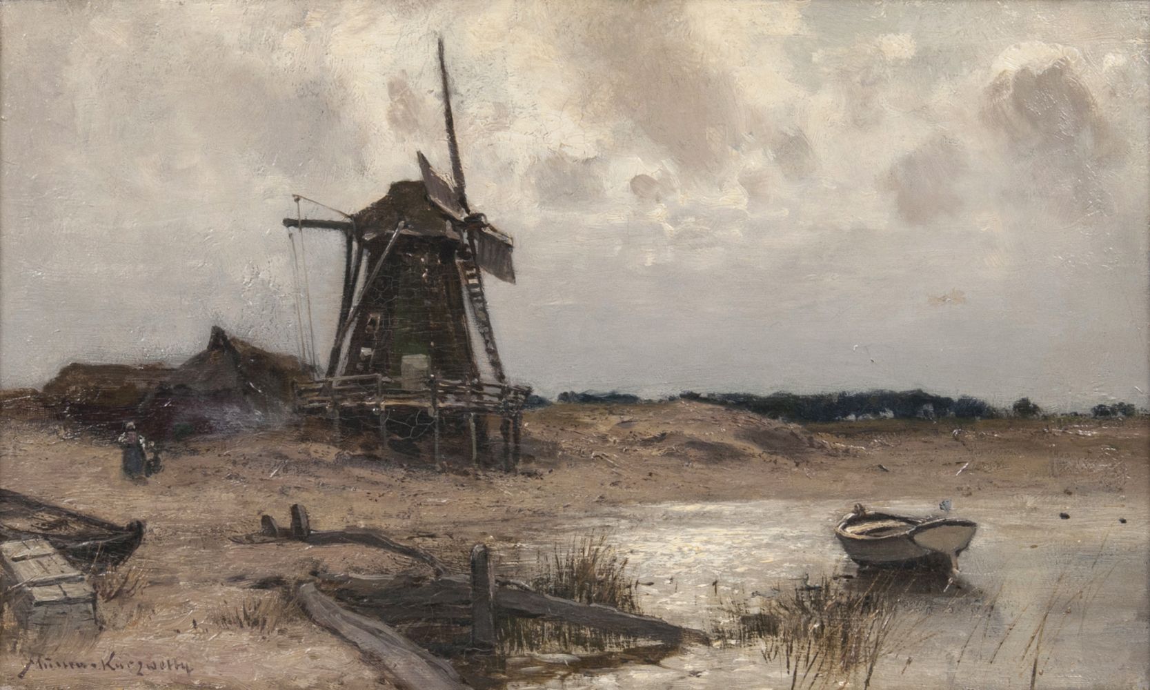 Mühle am Ufer