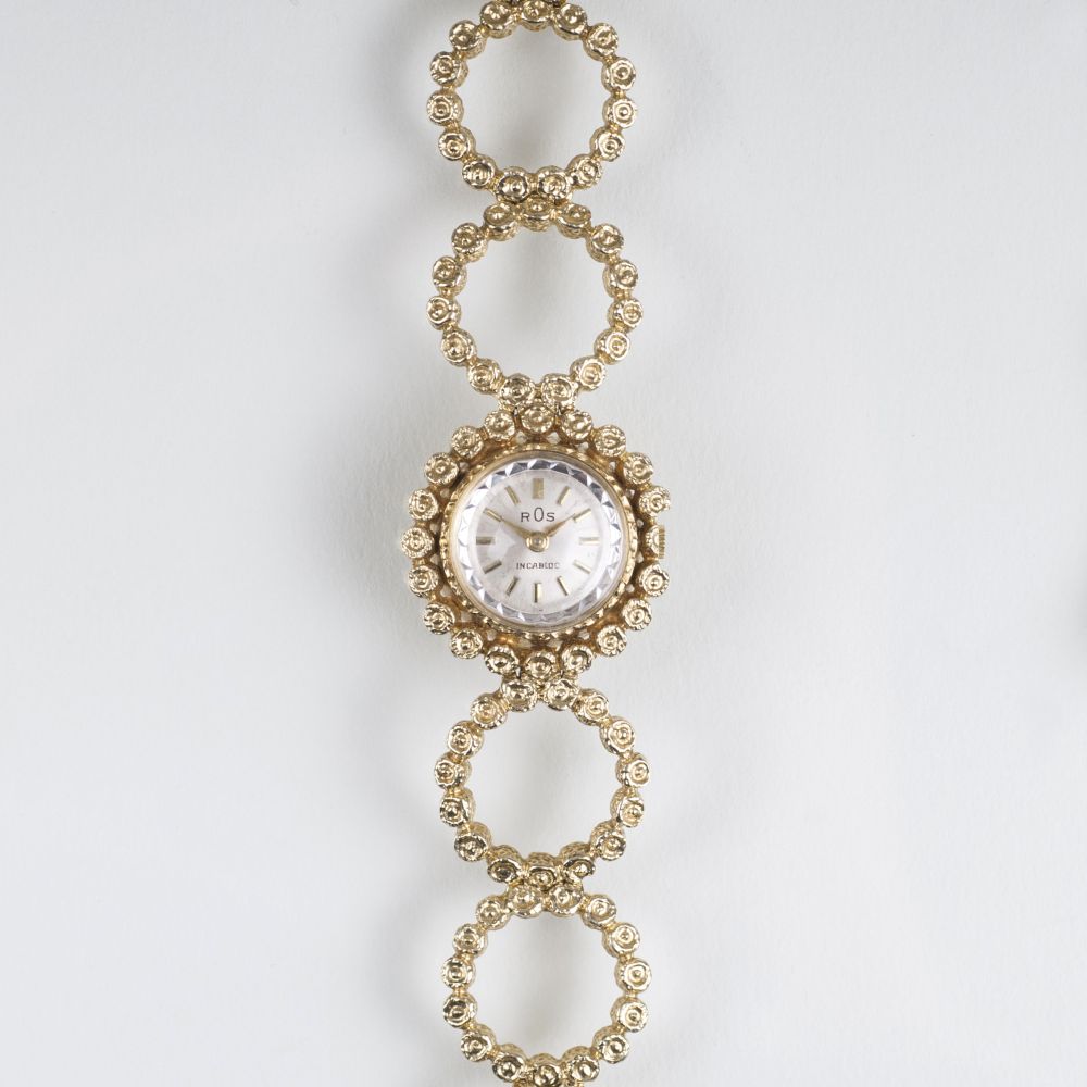 Vintage Damen-Armbanduhr mit Gold-Armband