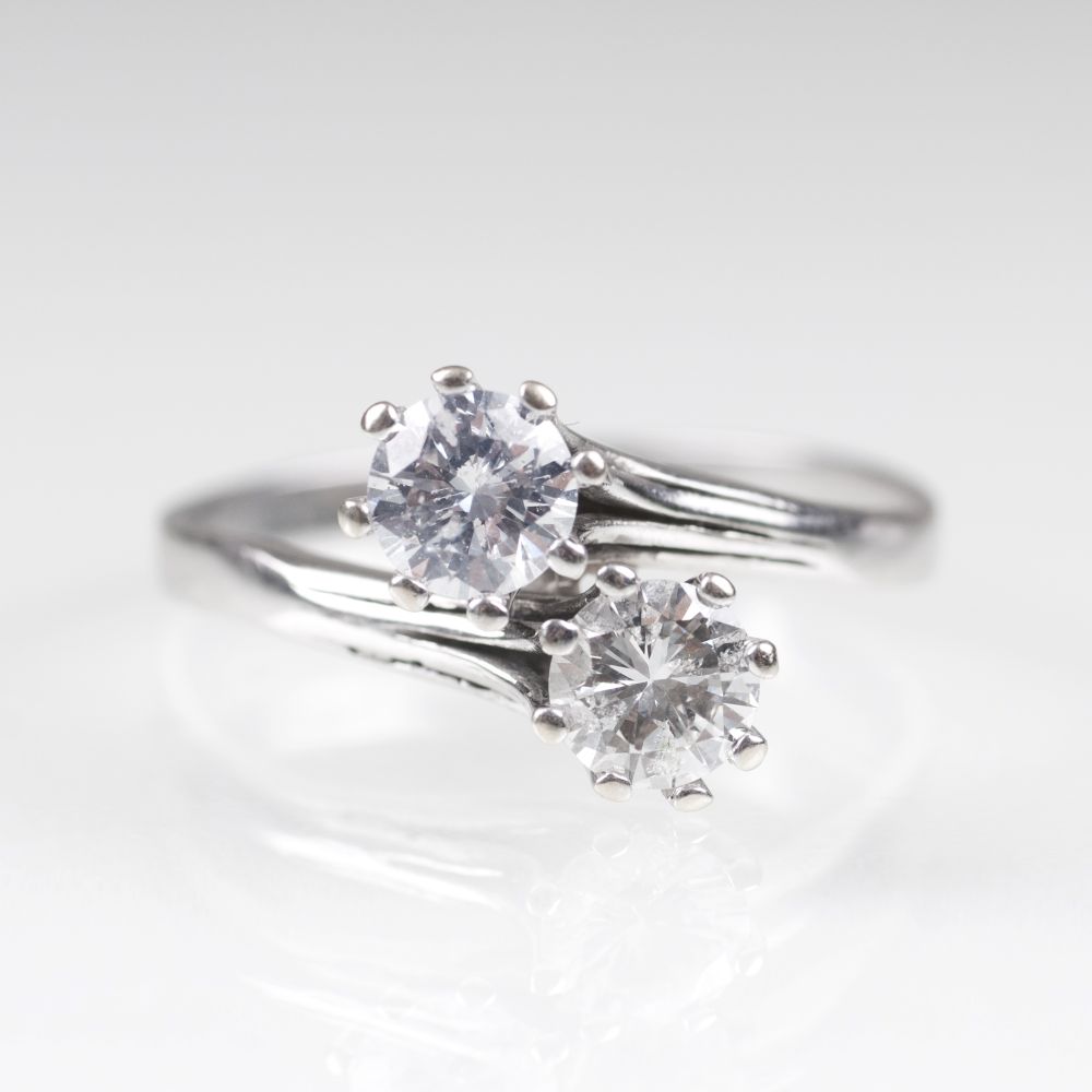 A Diamond Ring 'toi et moi'