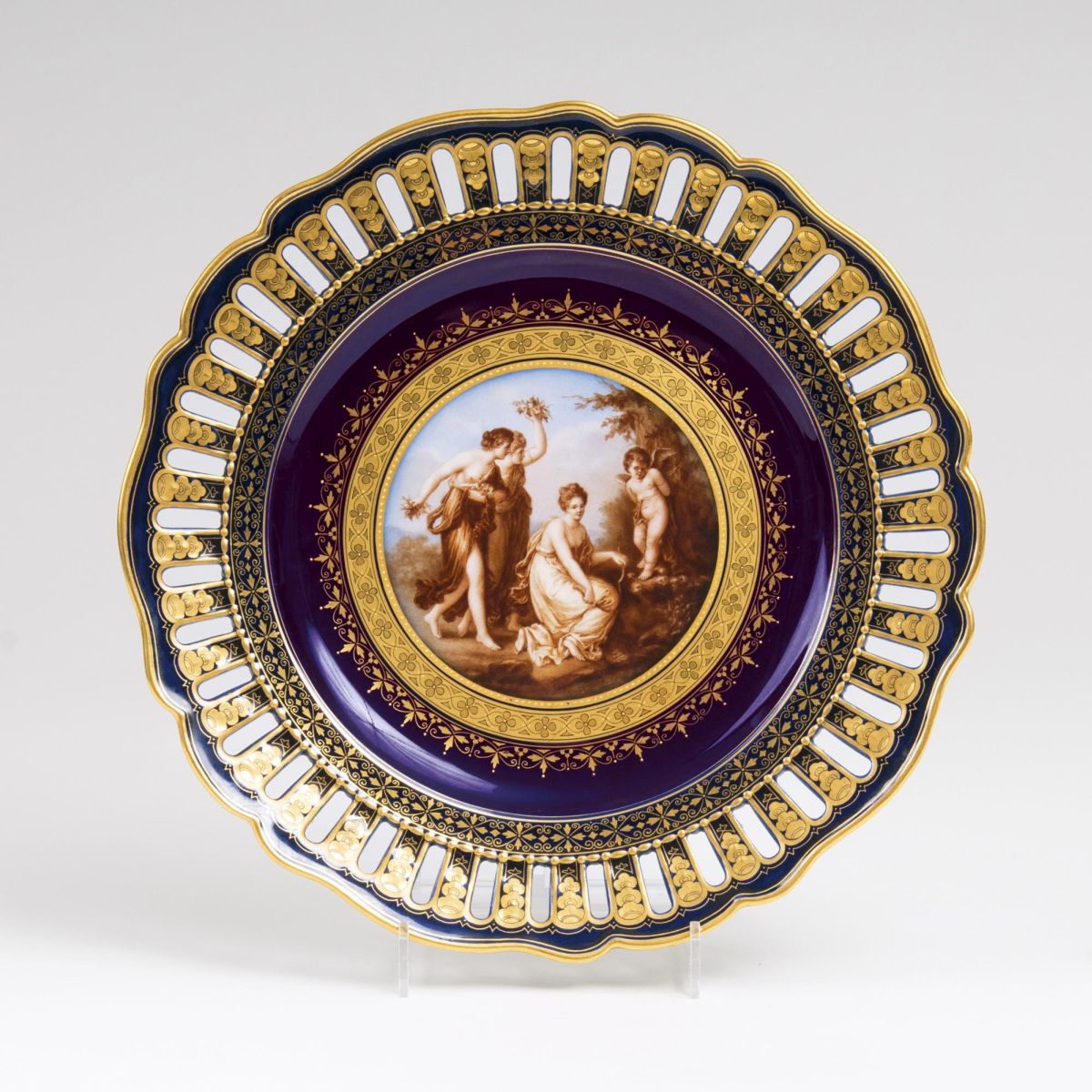 A Fine Plate with Mythological Scene after Angelika Kauffmann