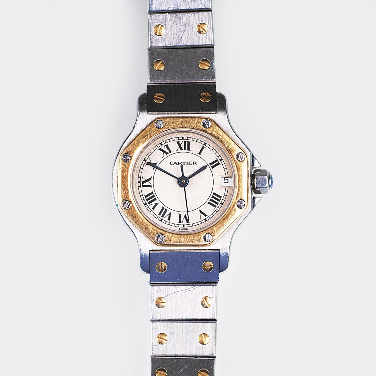 A Ladie's Wristwatch 'Santos Ronde'