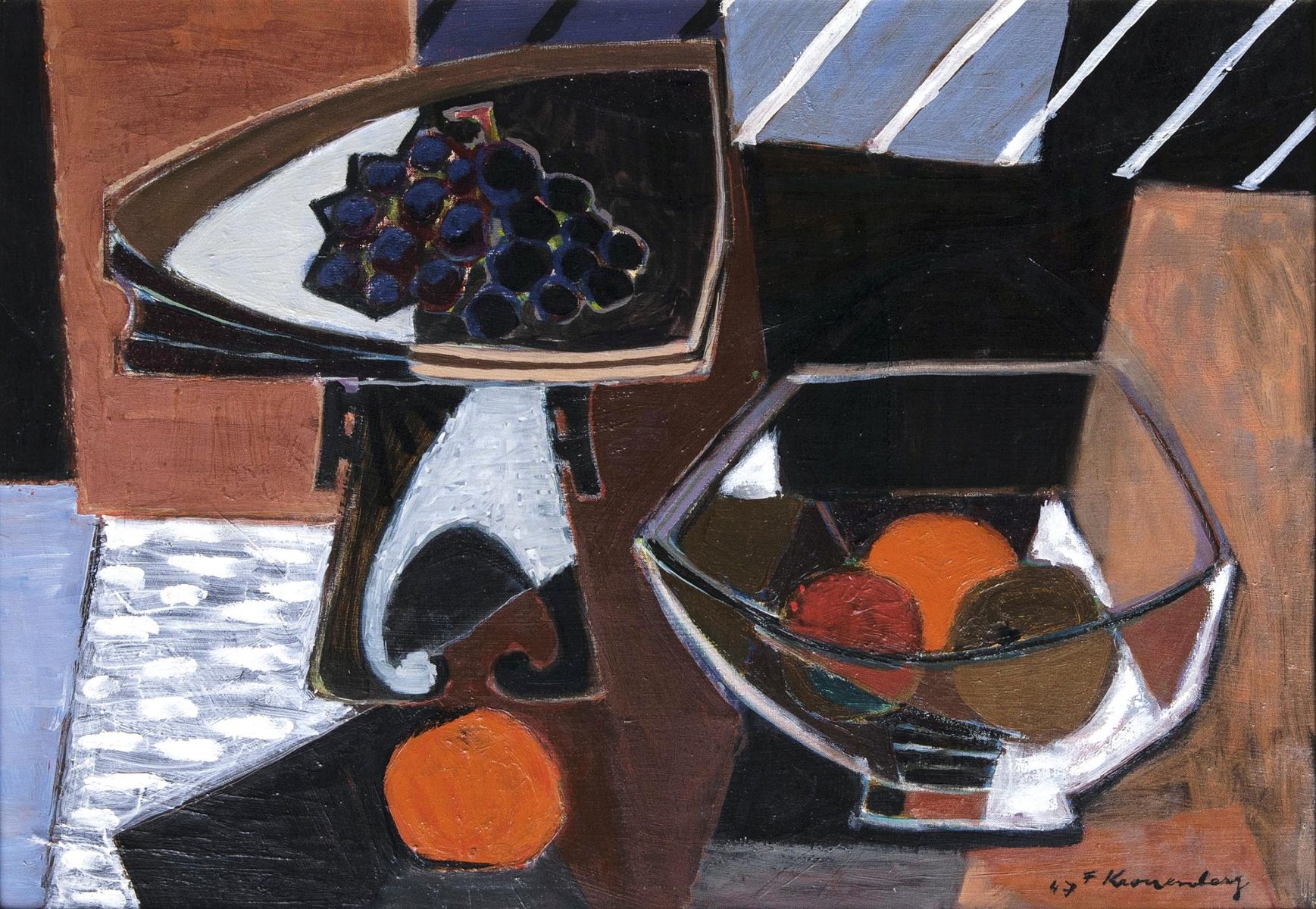 Fritz Kronenberg - Still life with fruit Still life with fruit