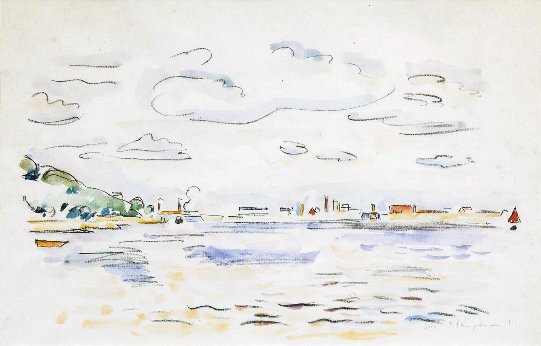 Ivo Hauptmann - On the river Elbe On the river Elbe