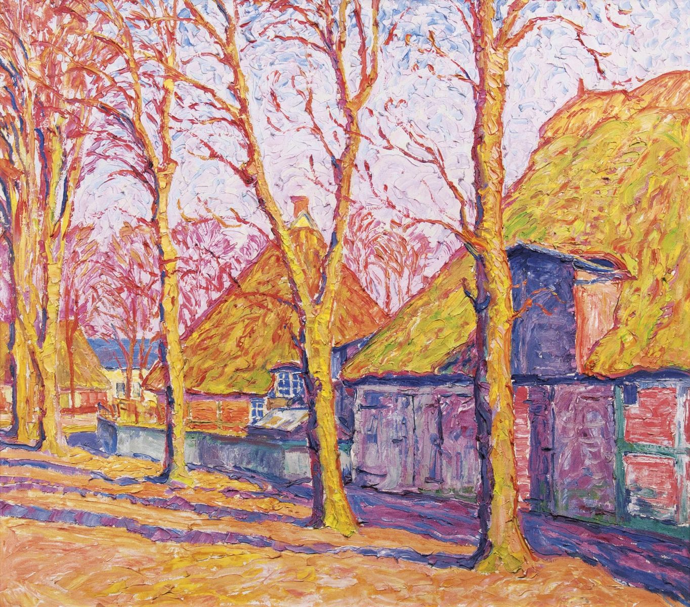 Heinrich Blunck-Heikendorf - Farmyard Farmyard