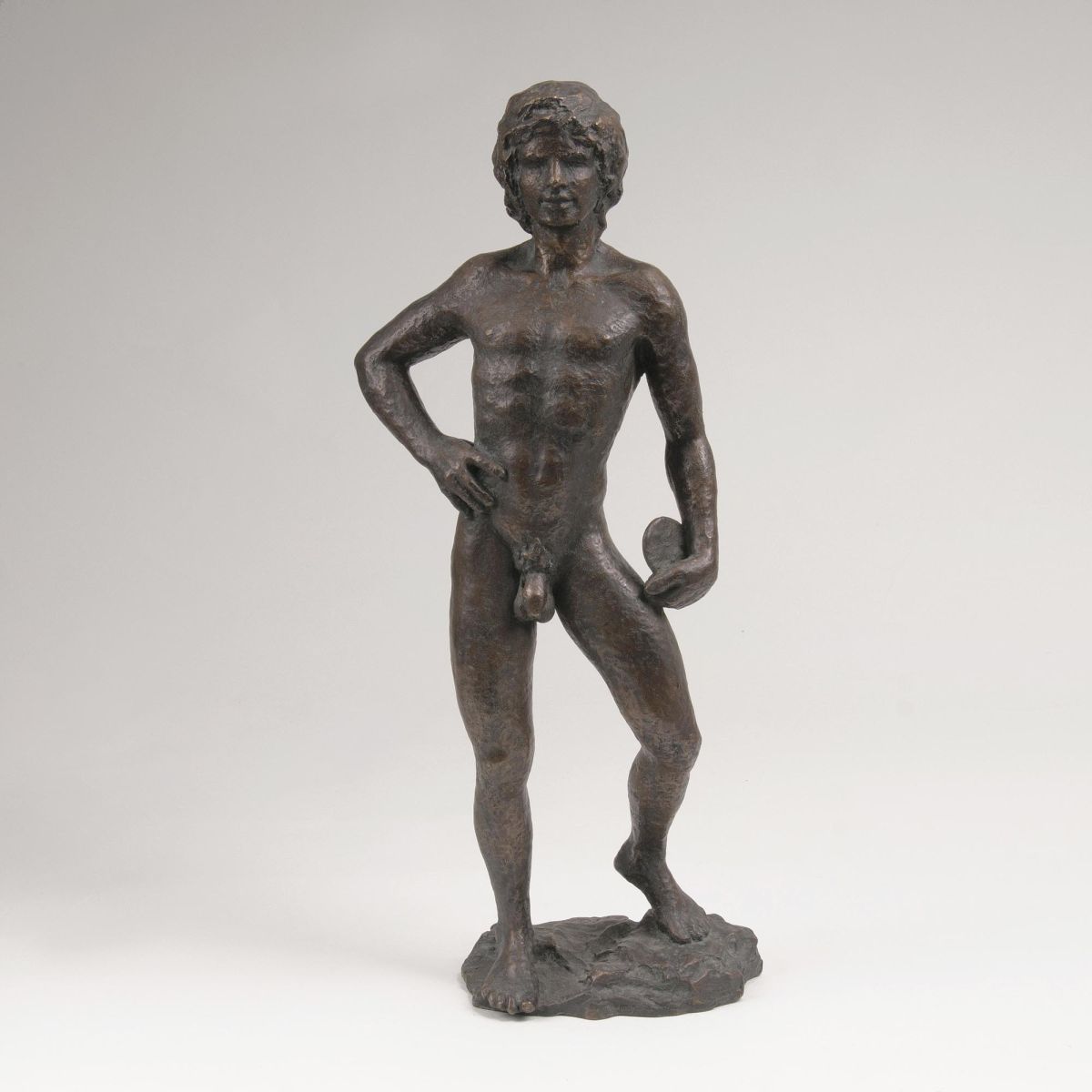 A Figure 'Nude Youth with Cymbal'