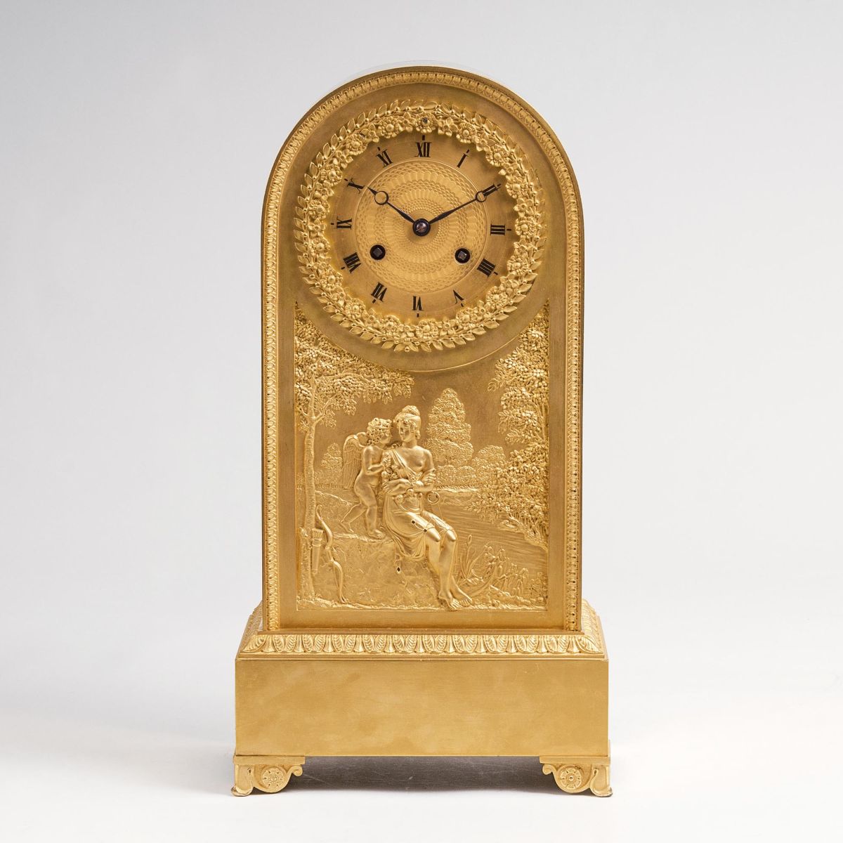 Louis Gabriel Brocot - An Empire Pendulum 'Diana and Amor' An Empire Pendulum 'Diana and Amor'