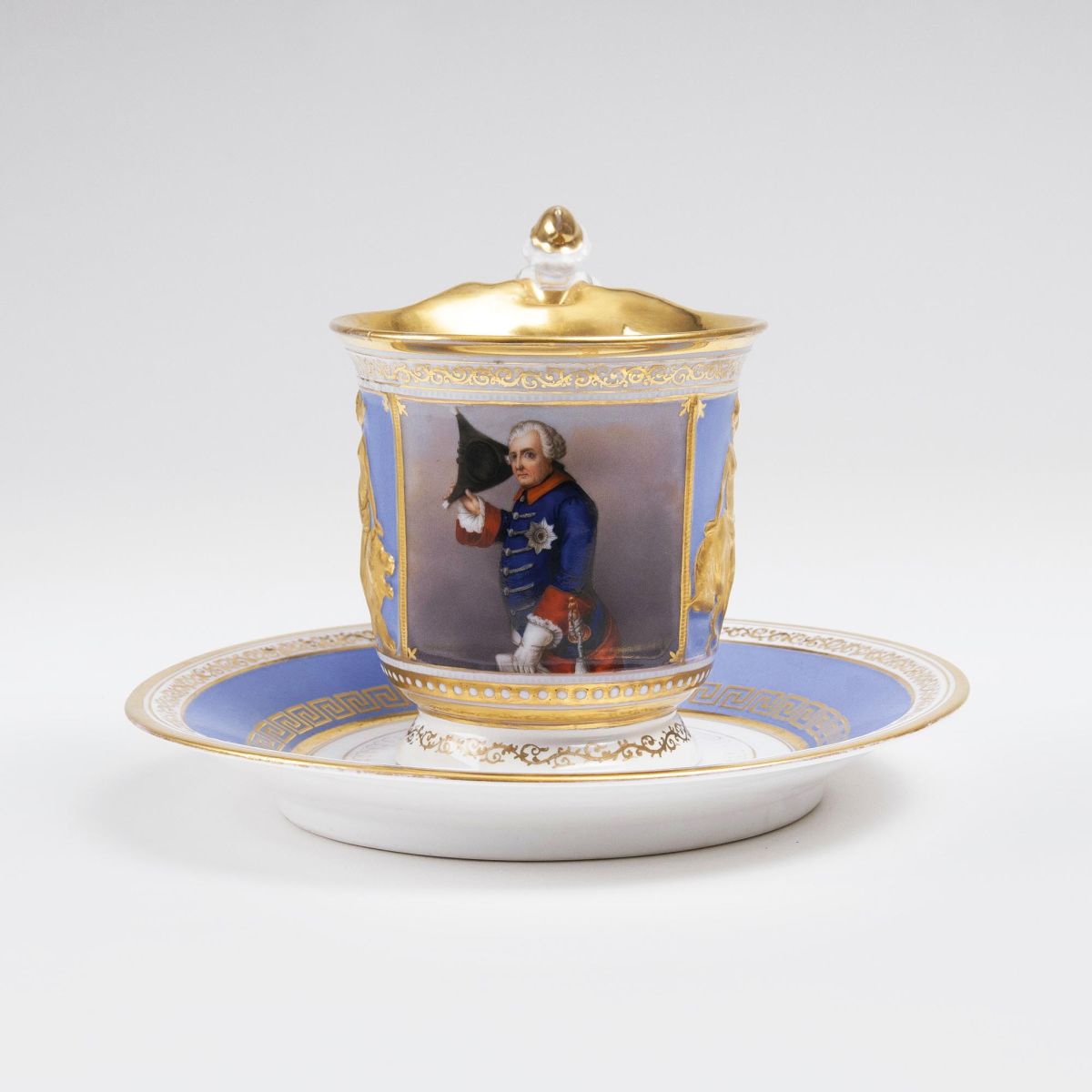A Large Berlin Portrait Cup 'Frederic the Great'