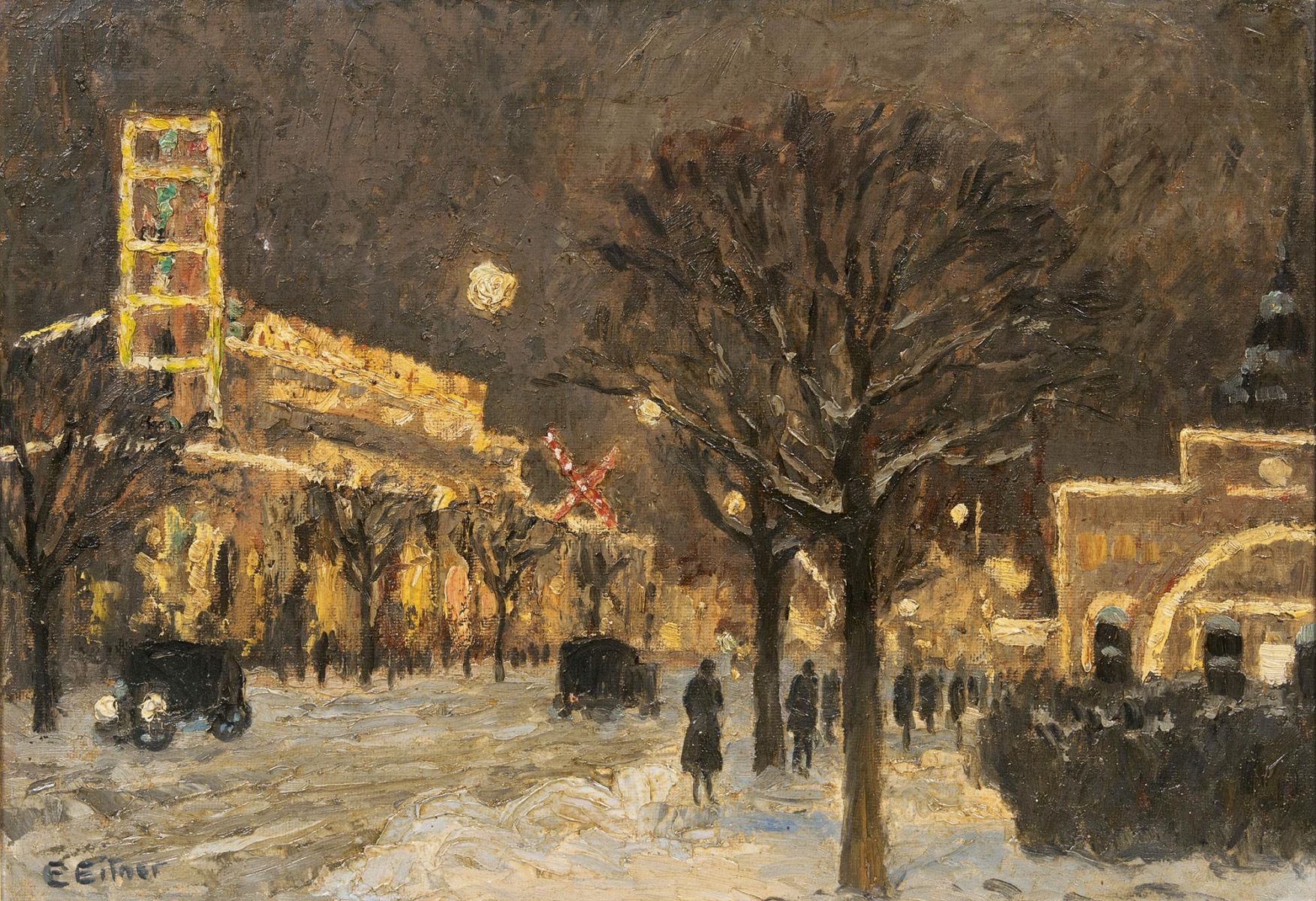 Winterabend in St. Pauli
