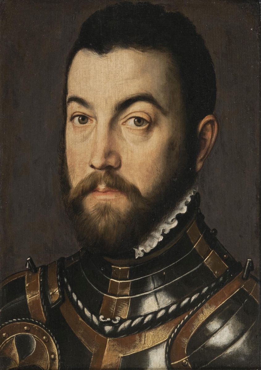 Portrait of a Gentleman wearing Armour