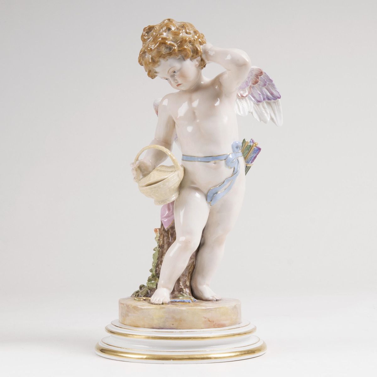 A Large Figure 'Cupid with a Basket'