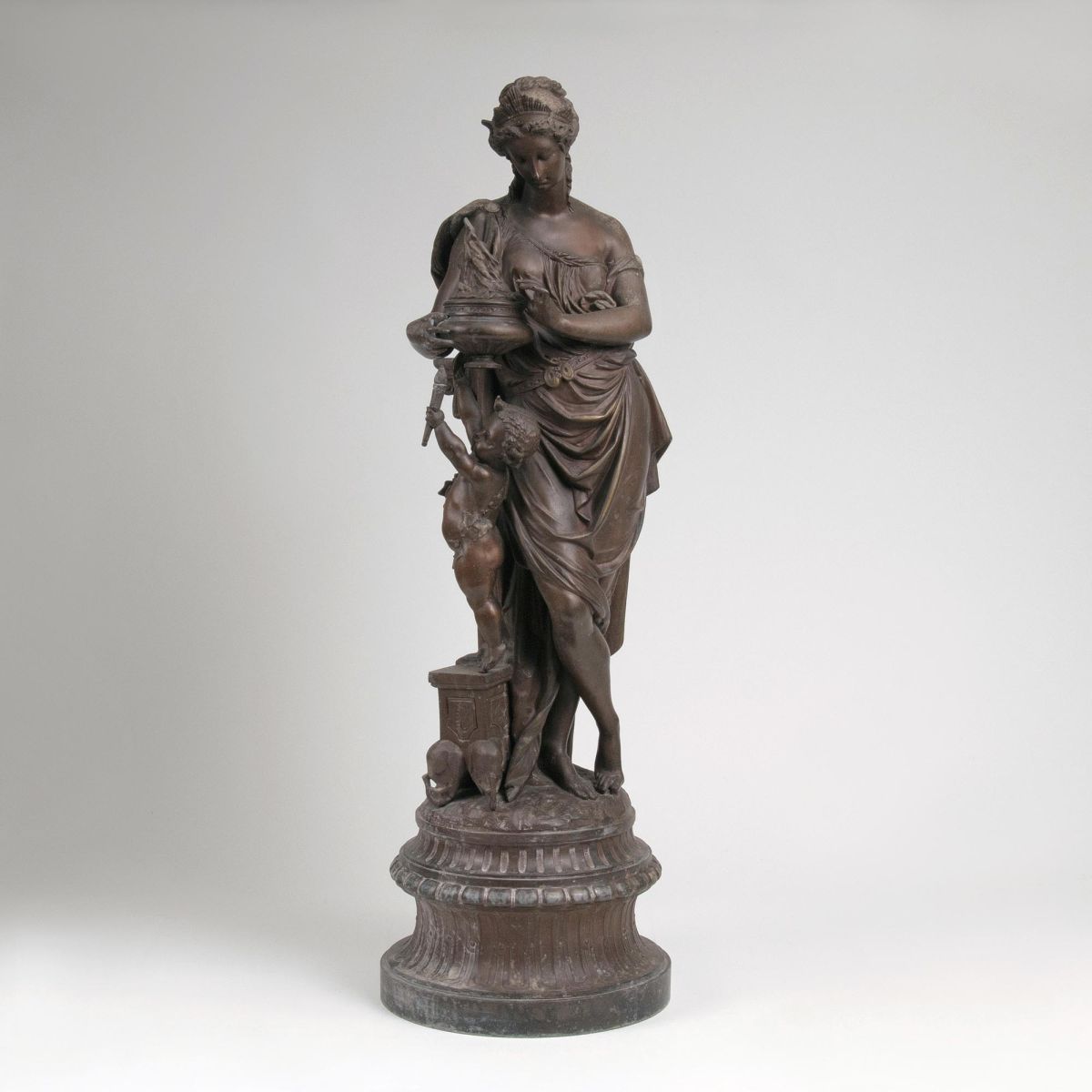 Albert-Ernest Carrier-Belleuse (Carrier de Belleuse) - Grosse Figur 'Allegorie des Winters' Grosse Figur 'Allegorie des Winters'