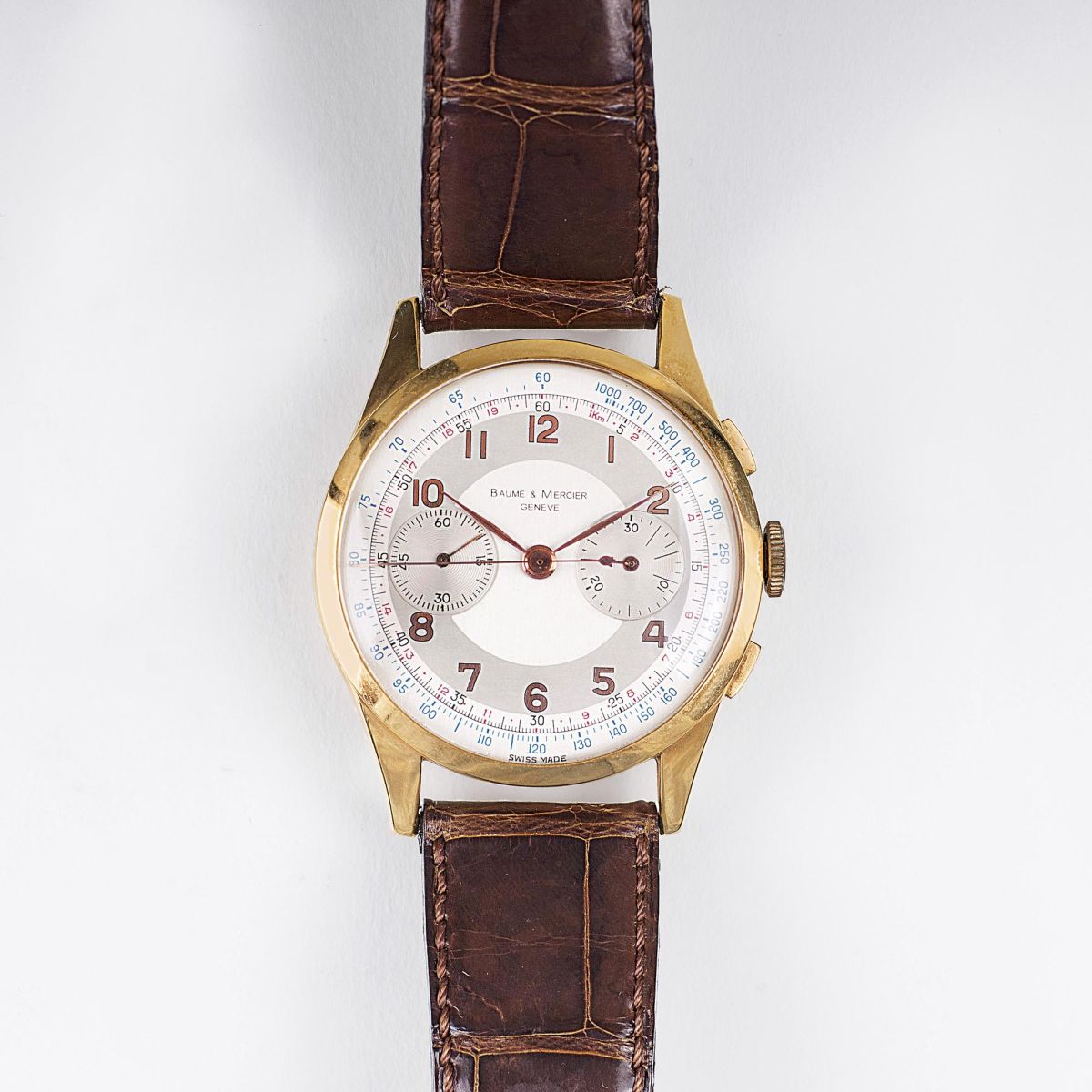 Vintage Herren-Armbanduhr Chronograph - Telemeter