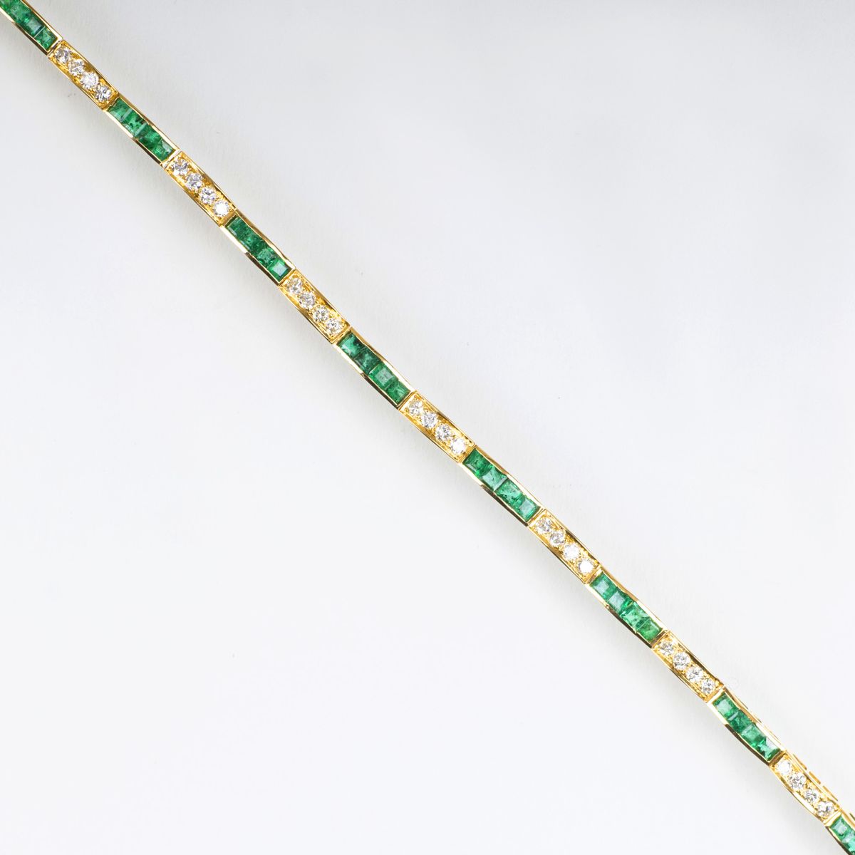 Smaragd-Brillant-Armband