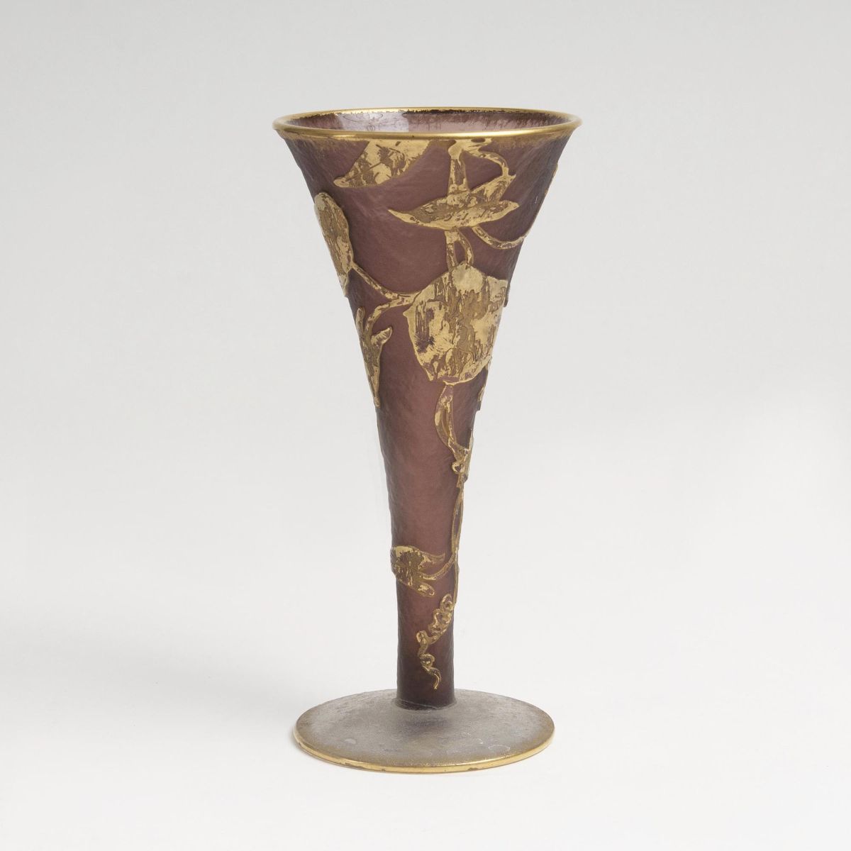 A Small Chalice Vase with Clematis