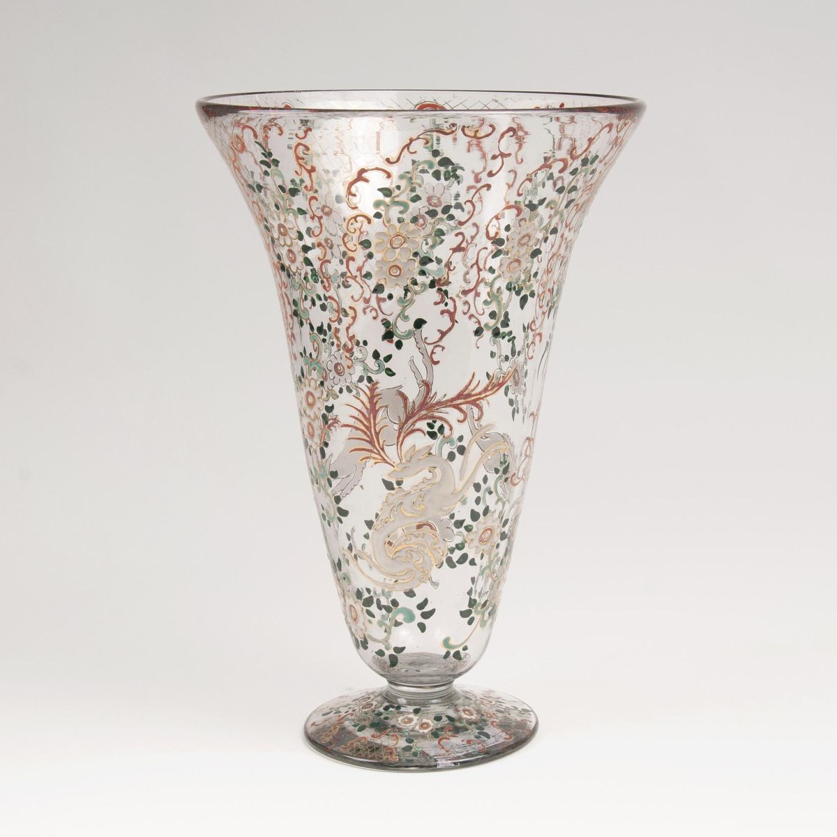 Große Pokal-Vase mit Arabesken