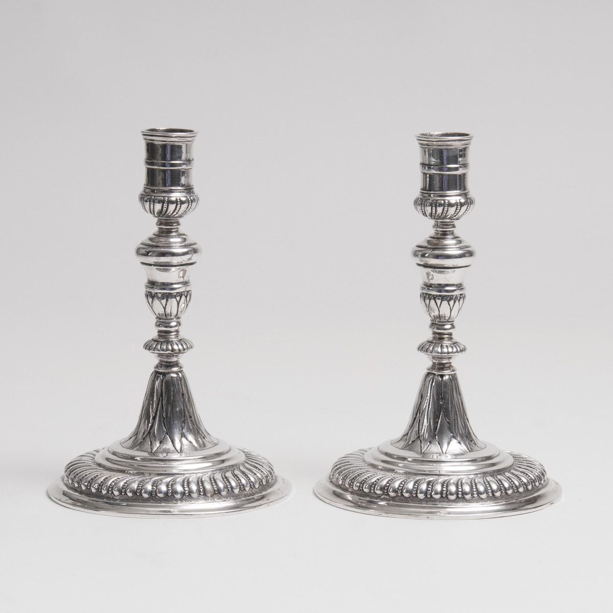 A Pair of Danisch Baroque Candle Holders