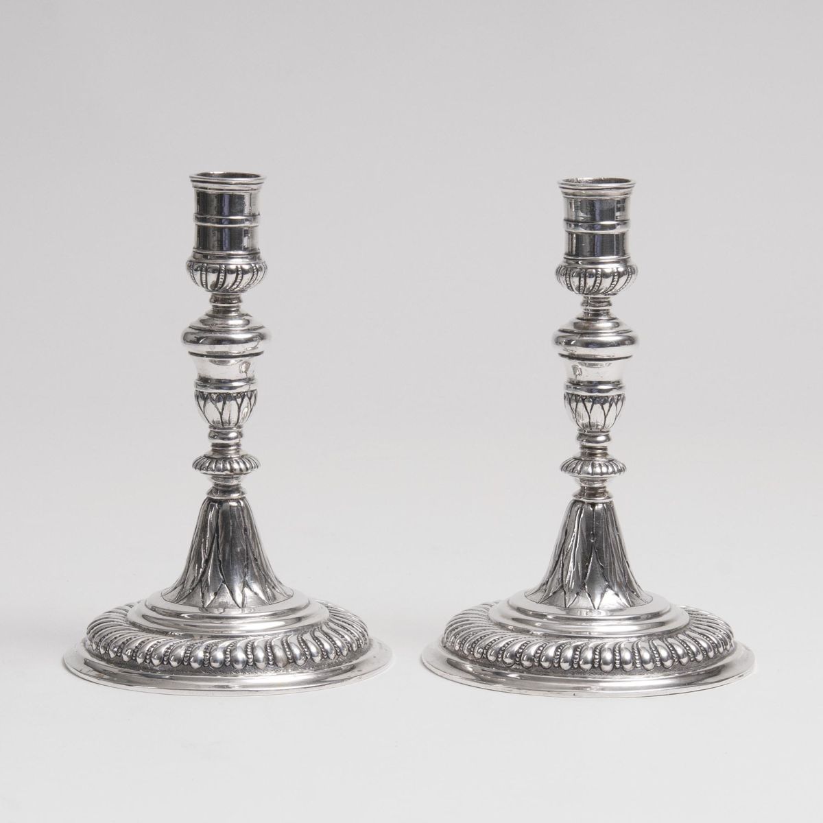 Christen Jensen - Paar dänische Barock-Leuchter Paar dänische Barock-Leuchter