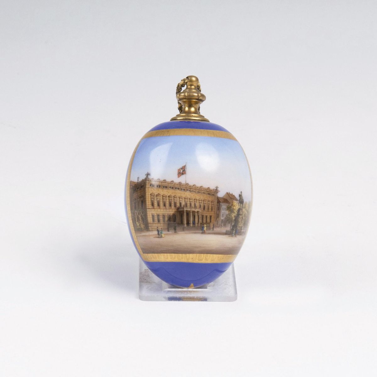 An Easter Egg Flacon with View of the Royal Palace in Berlin