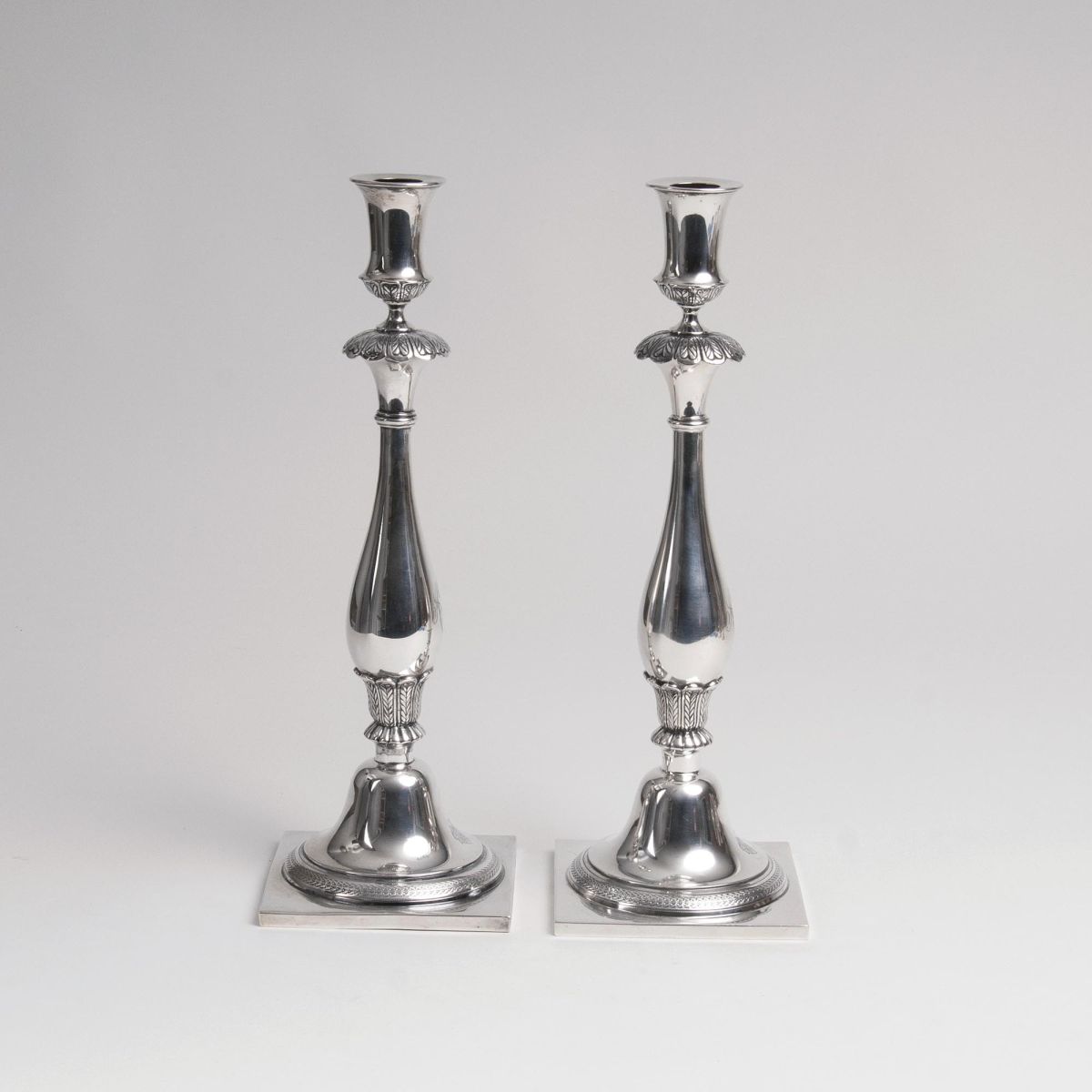 Weinranck & Schmidt - A Pair of Empire-Style Candle Holders A Pair of Empire-Style Candle Holders
