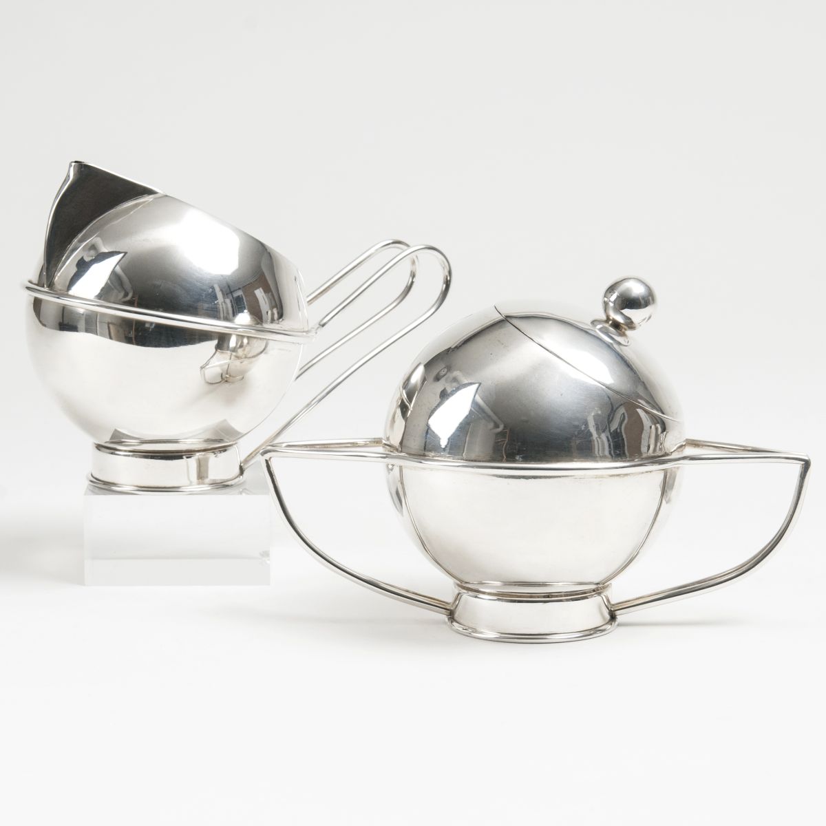 A Milk and Sugar Set in Bauhaus Style