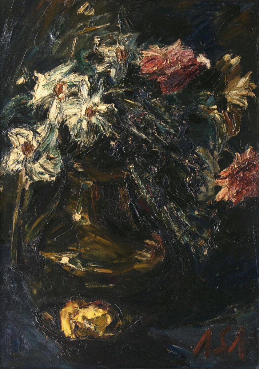 Albert Schiestl-Arding - Still life with asters Still life with asters