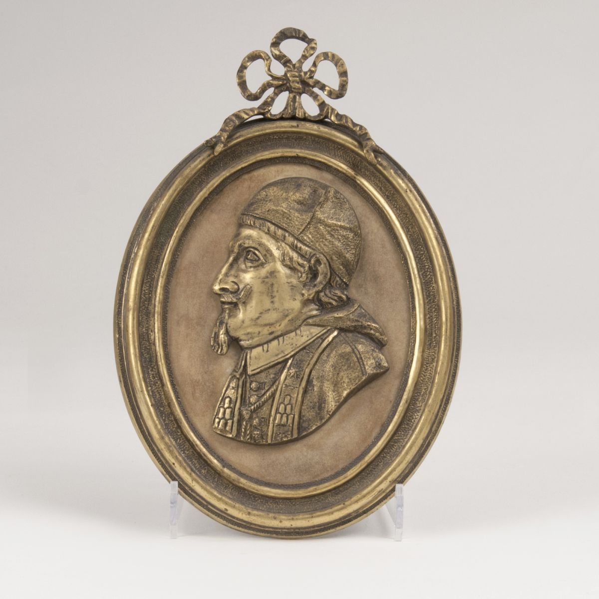 A Portrait Plaque of Cardinal Mazarin