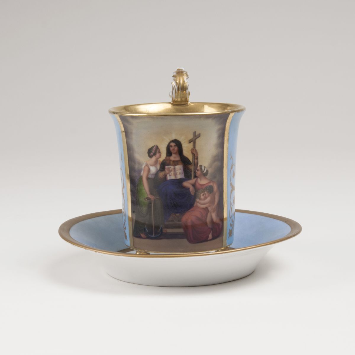 A Large Beaker 'Faith, Love and Hope' A Large Beaker 'Faith, Love and Hope'