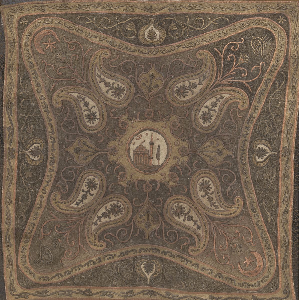Osmanische Brokat-Stickerei