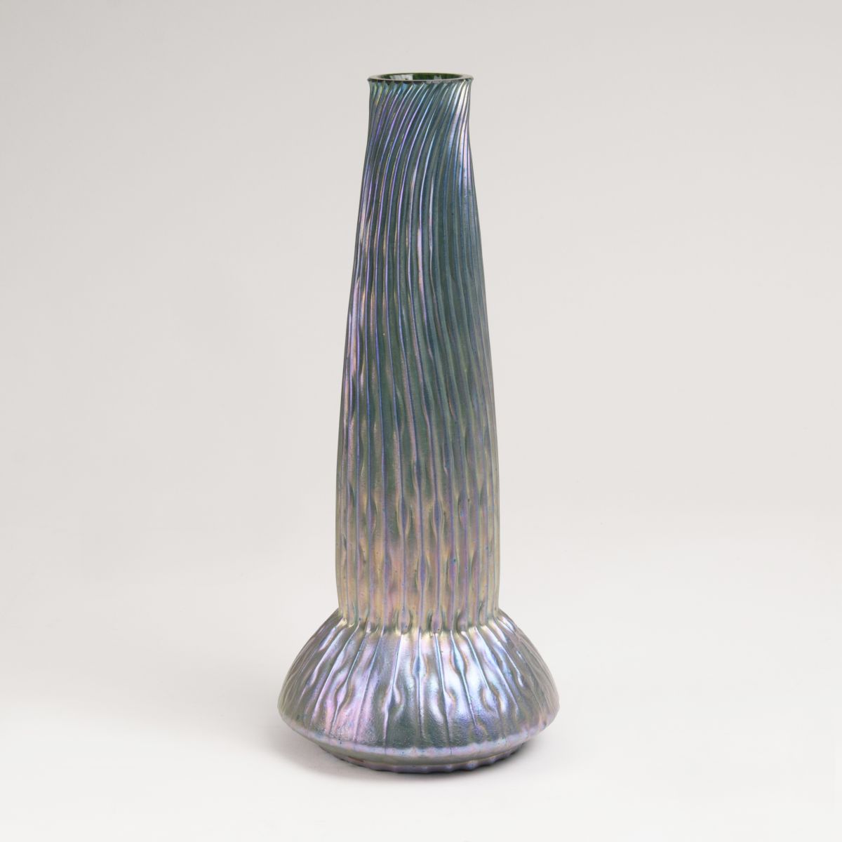 A Kralik Art Nouveau Vase with Sea Urchin