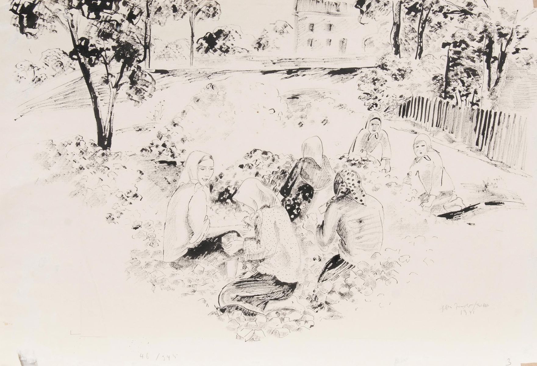 Four Drawings - image 4