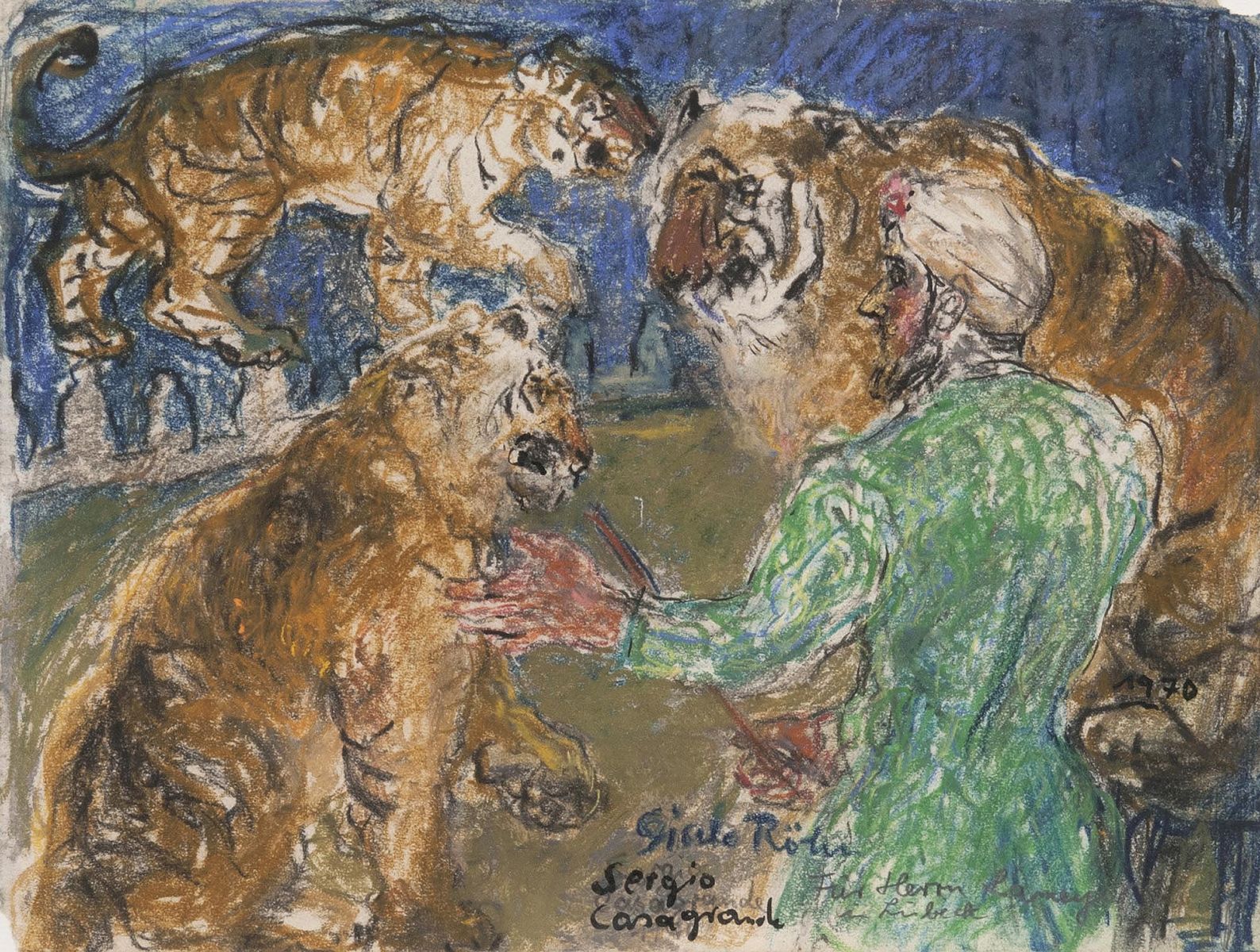 Gisela Röhn - Der Tigerdompteur Sergio Casagrande Der Tigerdompteur Sergio Casagrande