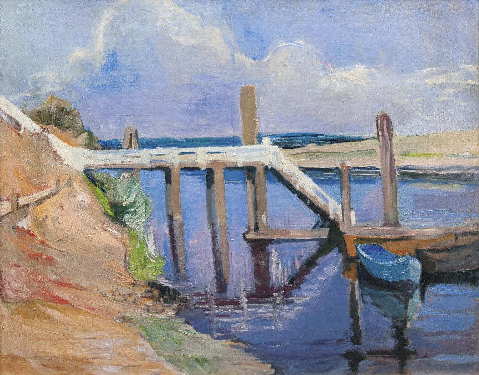 Gretchen Wohlwill - Steg im Hafen von Finkenwerder Steg im Hafen von Finkenwerder