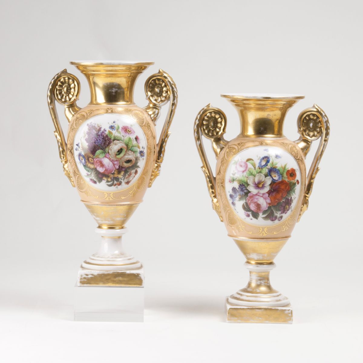 A Pair of Amphora Vases with Figural Scenes - image 2
